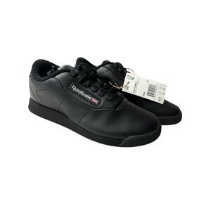 Reebok NEW Women's Princess Wide Comfort Sneakers 6.5 W US Stability Black